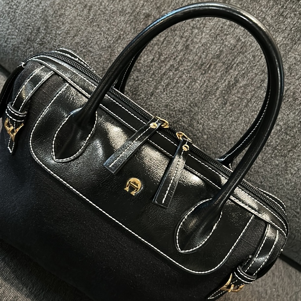 Womens Etienne Aigner Satchel, All Aboard Collection.